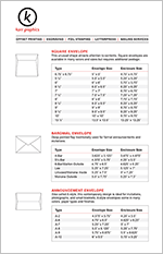 Envelope-Standards